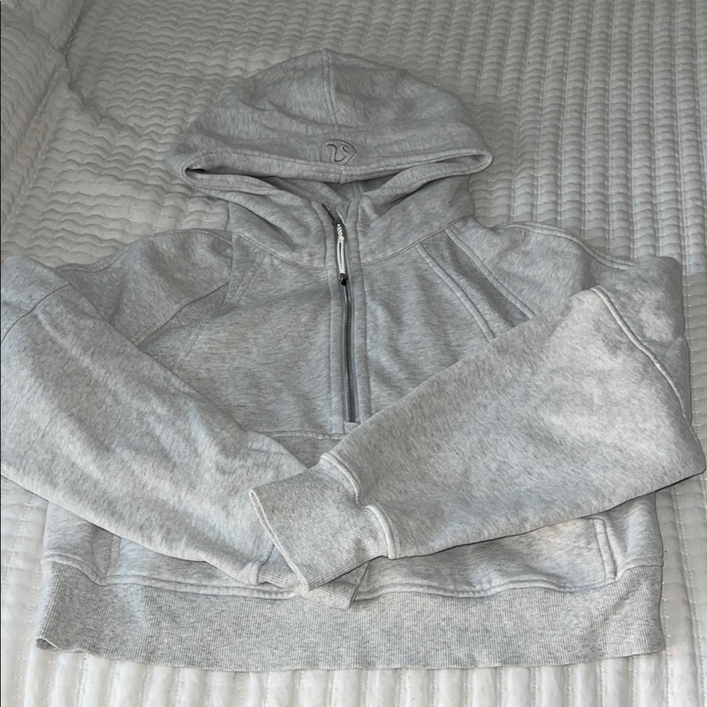 lululemon Scuba Half Zip Cropped Oversized hoodie